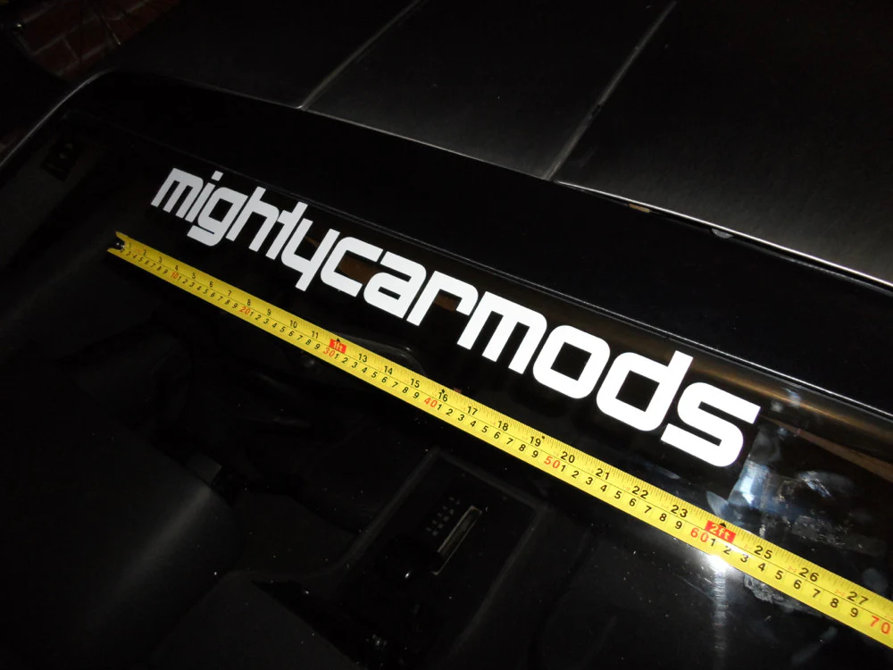 60cm "MightyCarMods" Sticker - Image 2