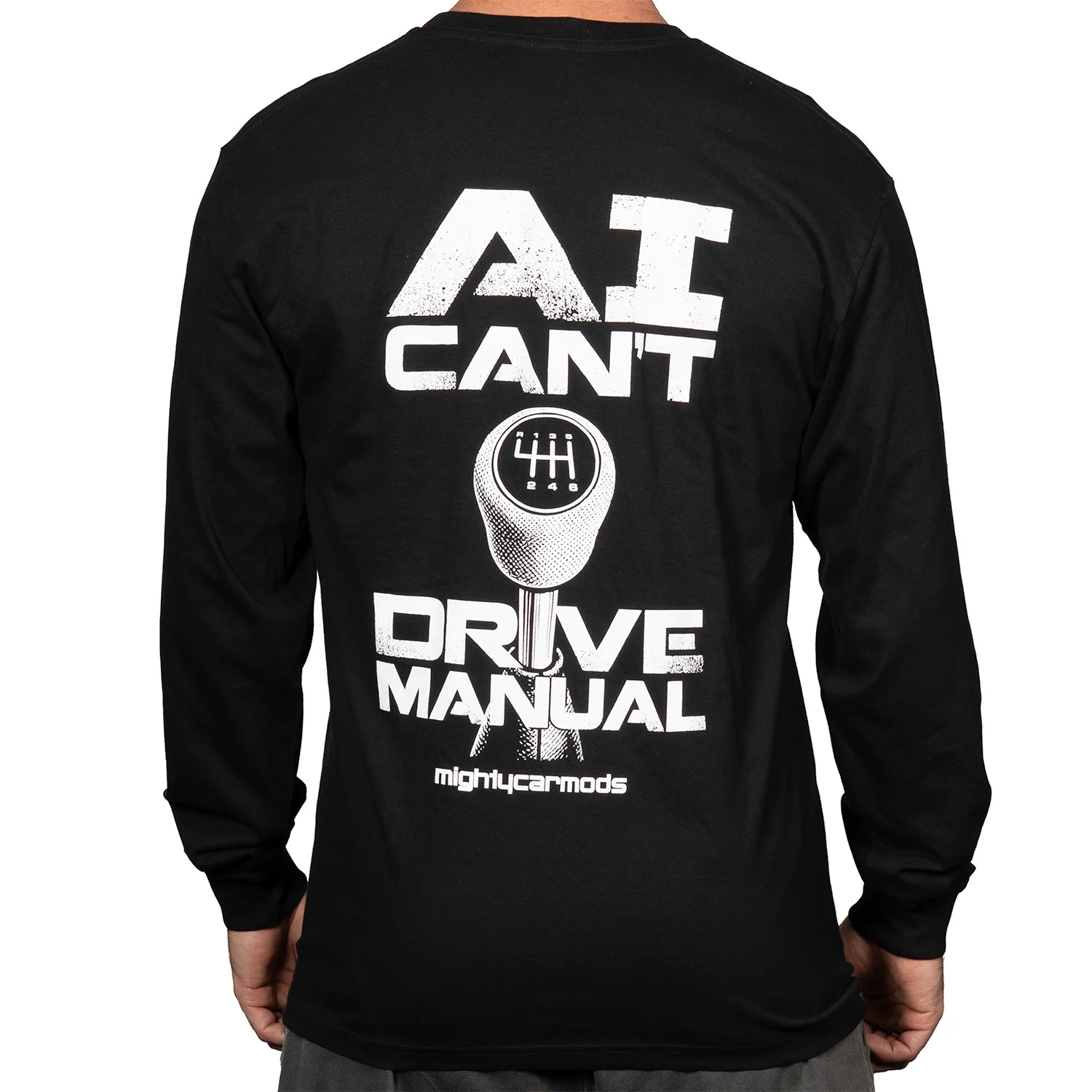 Ai Can't Drive Manual - Long Sleeve - Image 2