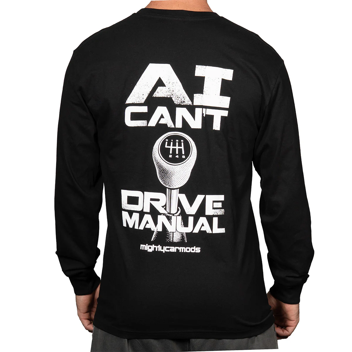 Ai Can't Drive Manual - Long Sleeve - Image 3