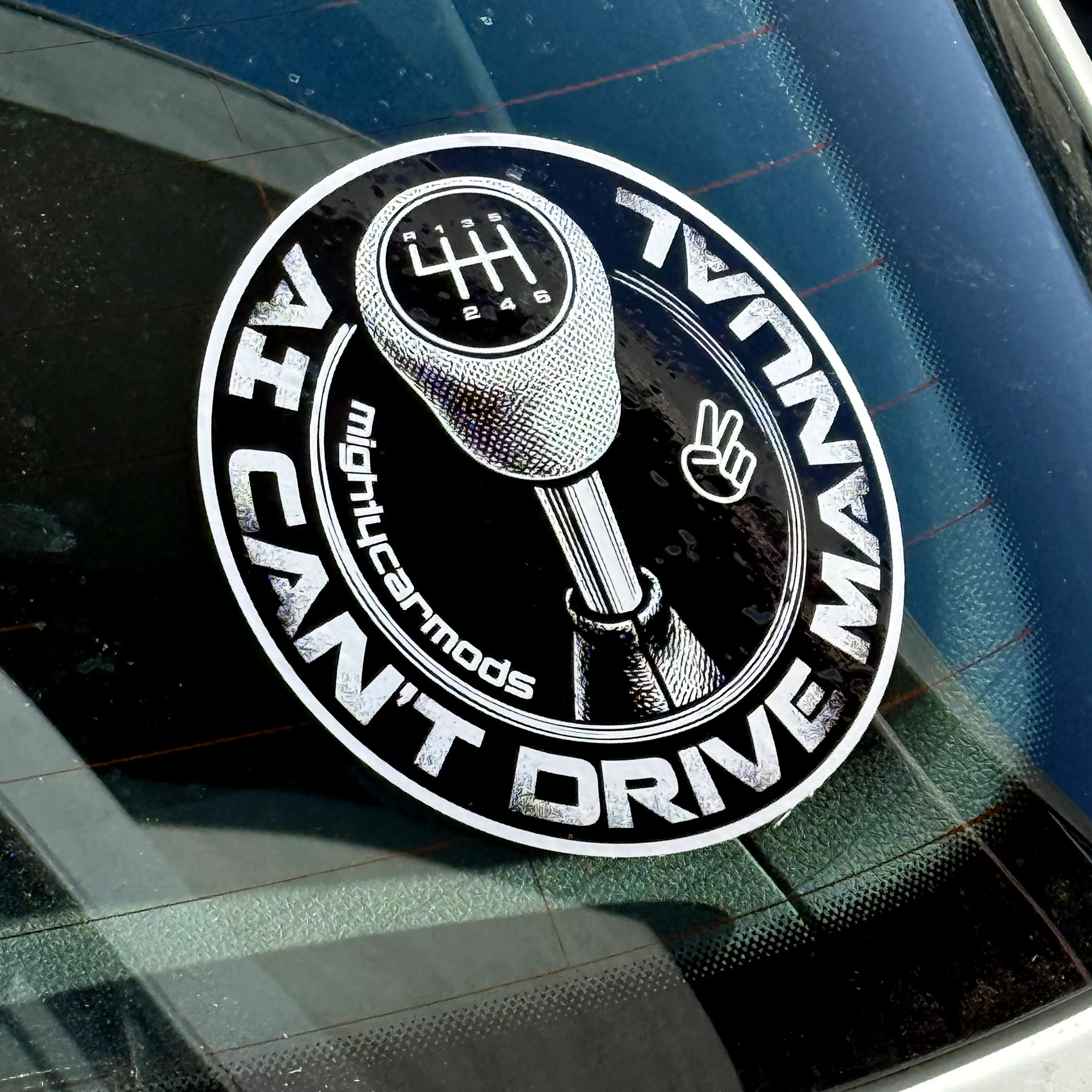 Ai Can't Drive Manual Sticker - Image 2