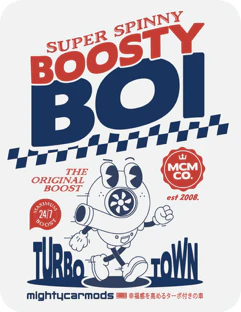 Boosty Boi Sticker