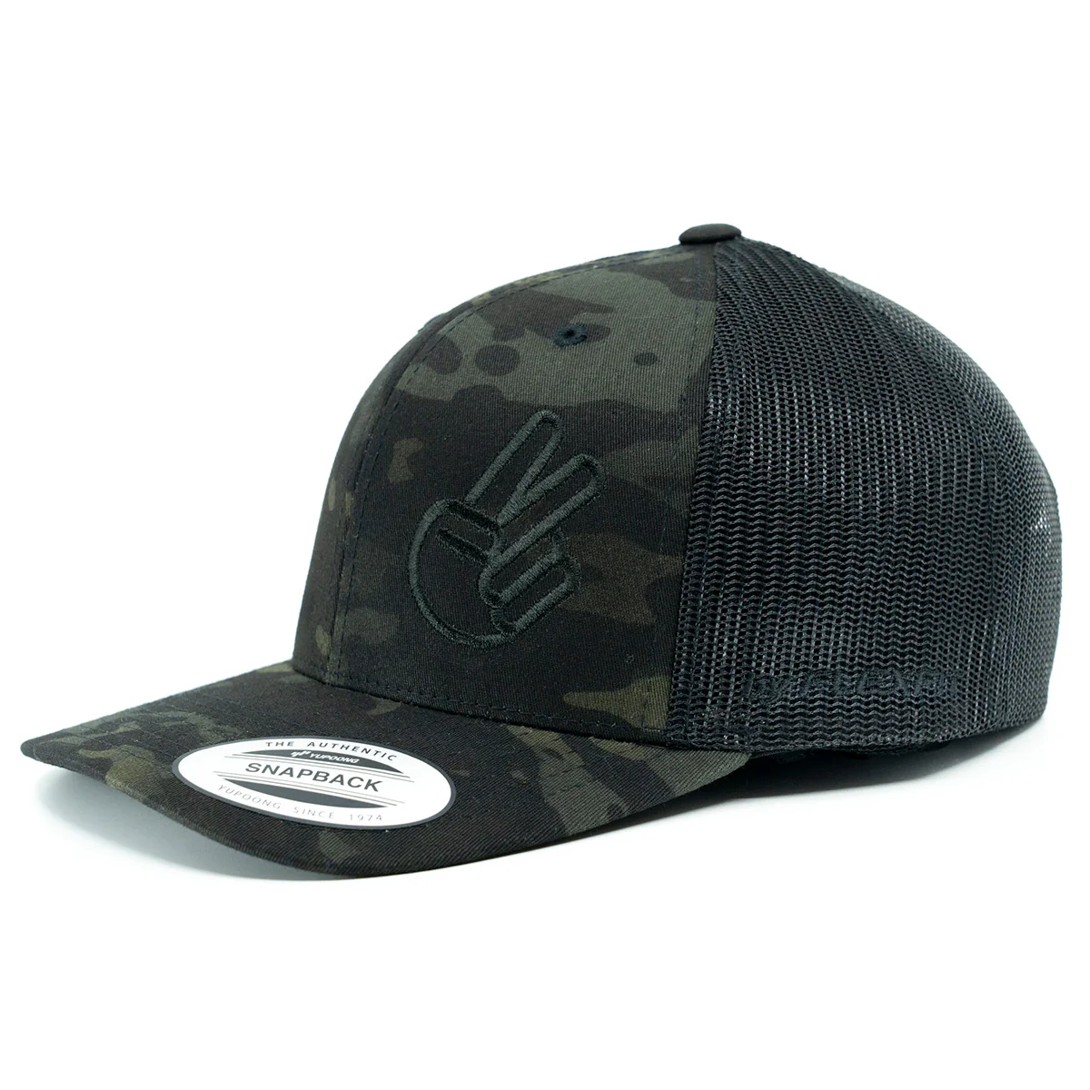 Chopped Camo Cap [BLACK EDITION] - Image 3