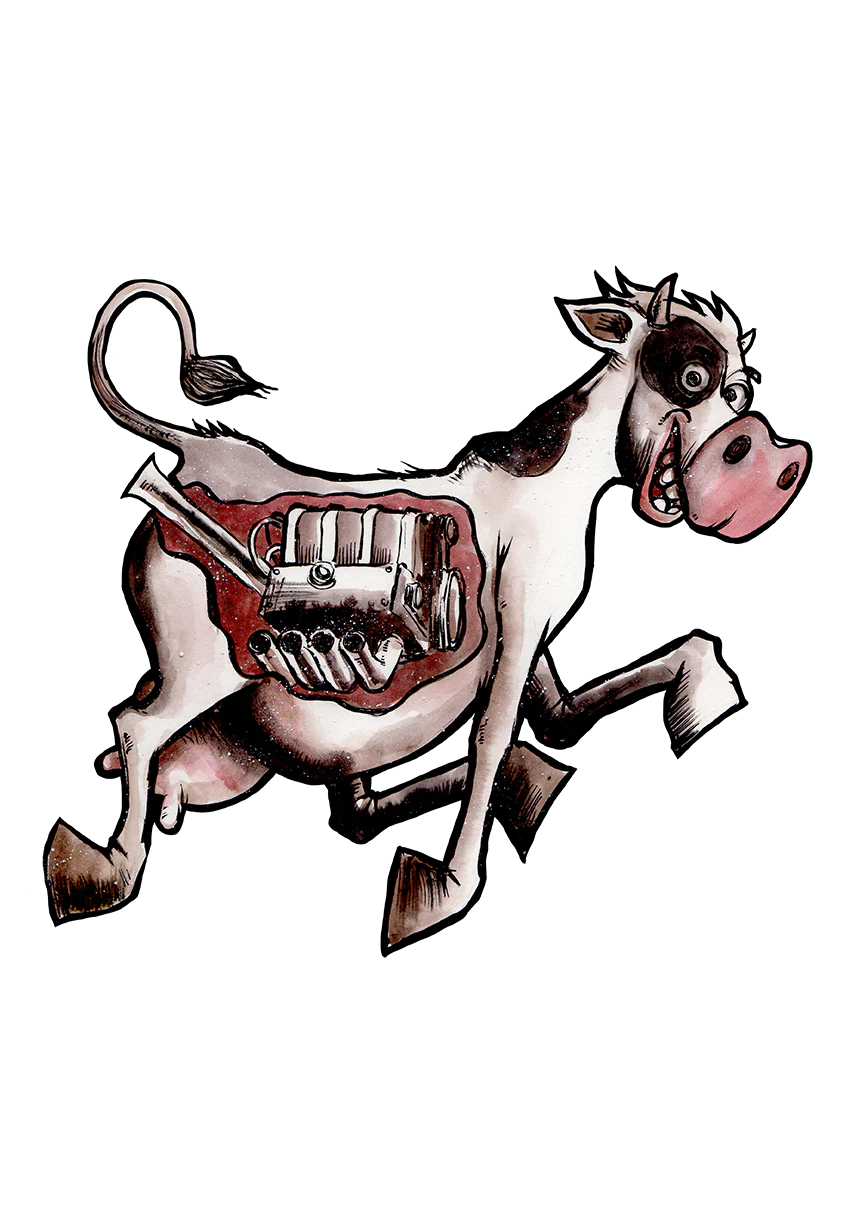 Cow Power! Sticker