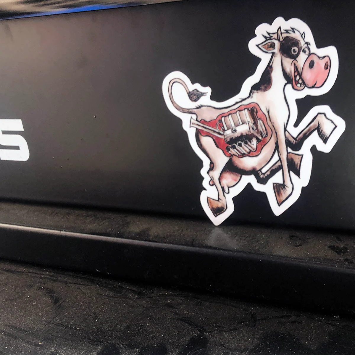 Cow Power! Sticker - Image 2