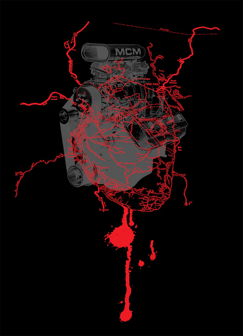 Engine Heart T-shirt - Image 3