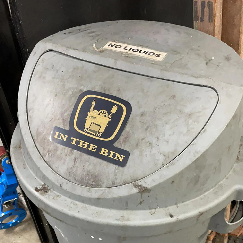 In The Bin Toolbox Sticker - Image 2