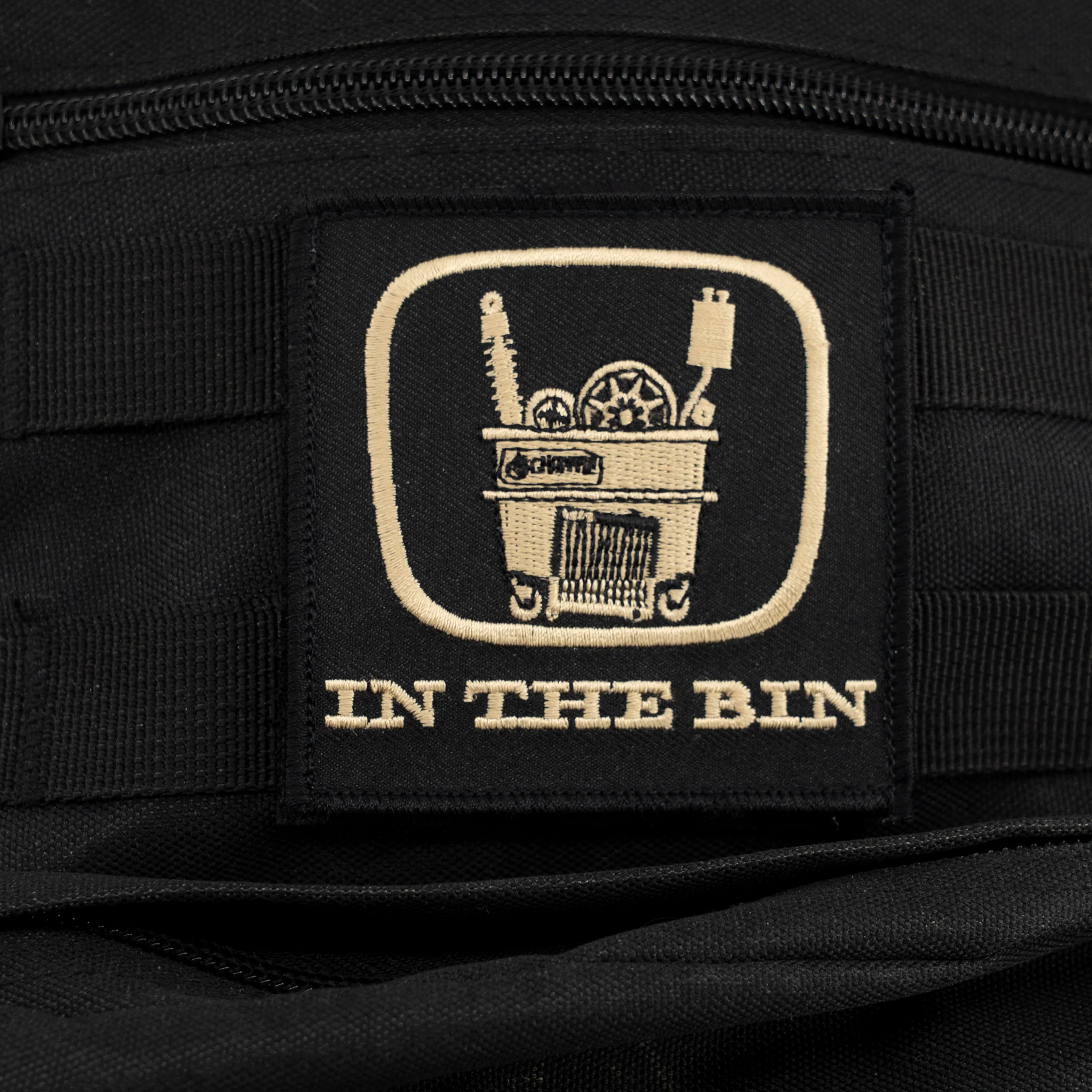 In The Bin Velcro Backpack Patch - Image 2