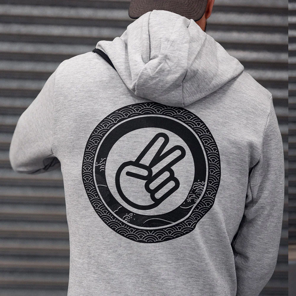 Tokyo Grey Hoodie - Image 2