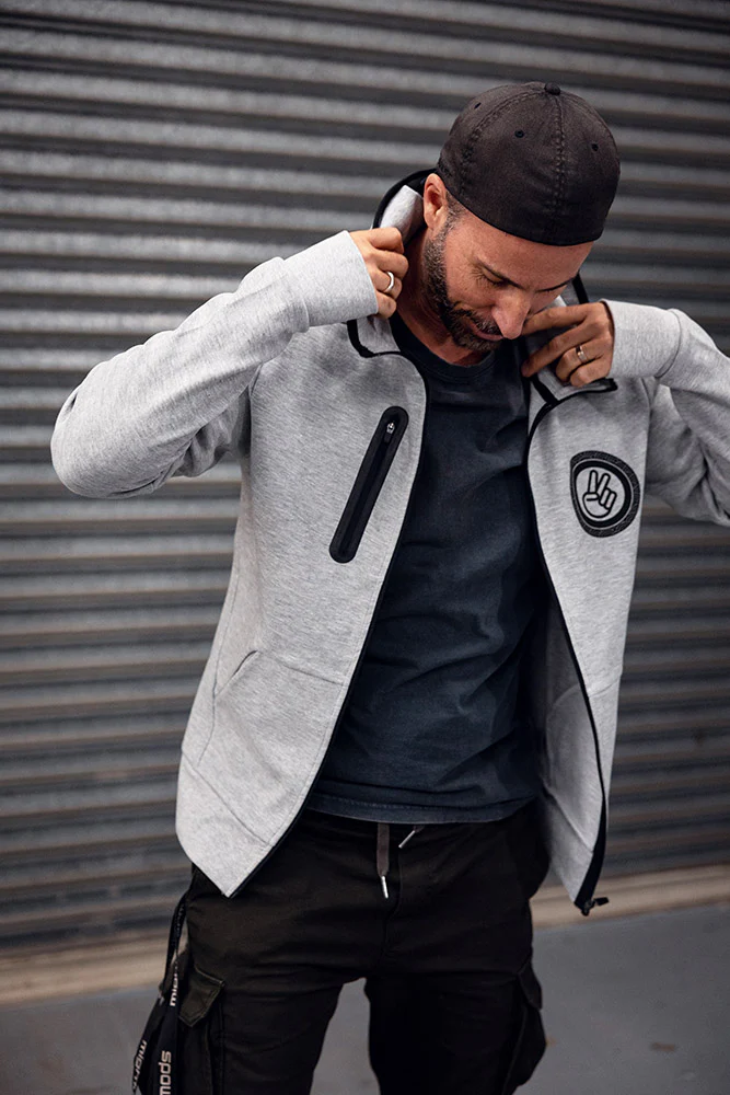 Tokyo Grey Hoodie - Image 3