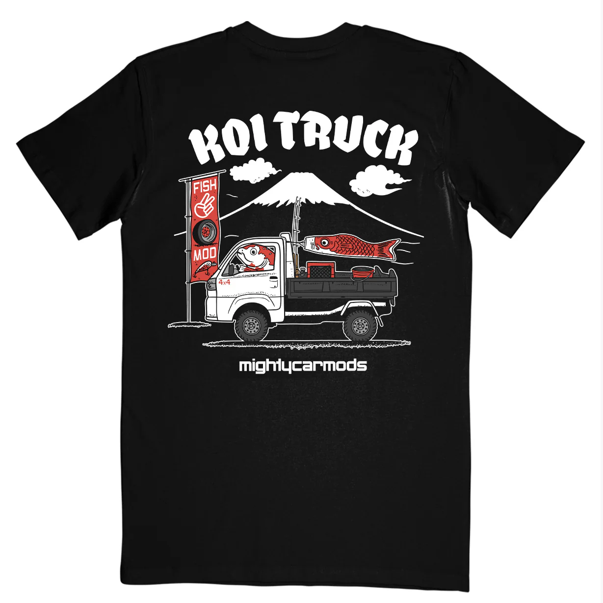 Koi Truck Tee Shirt - Image 4
