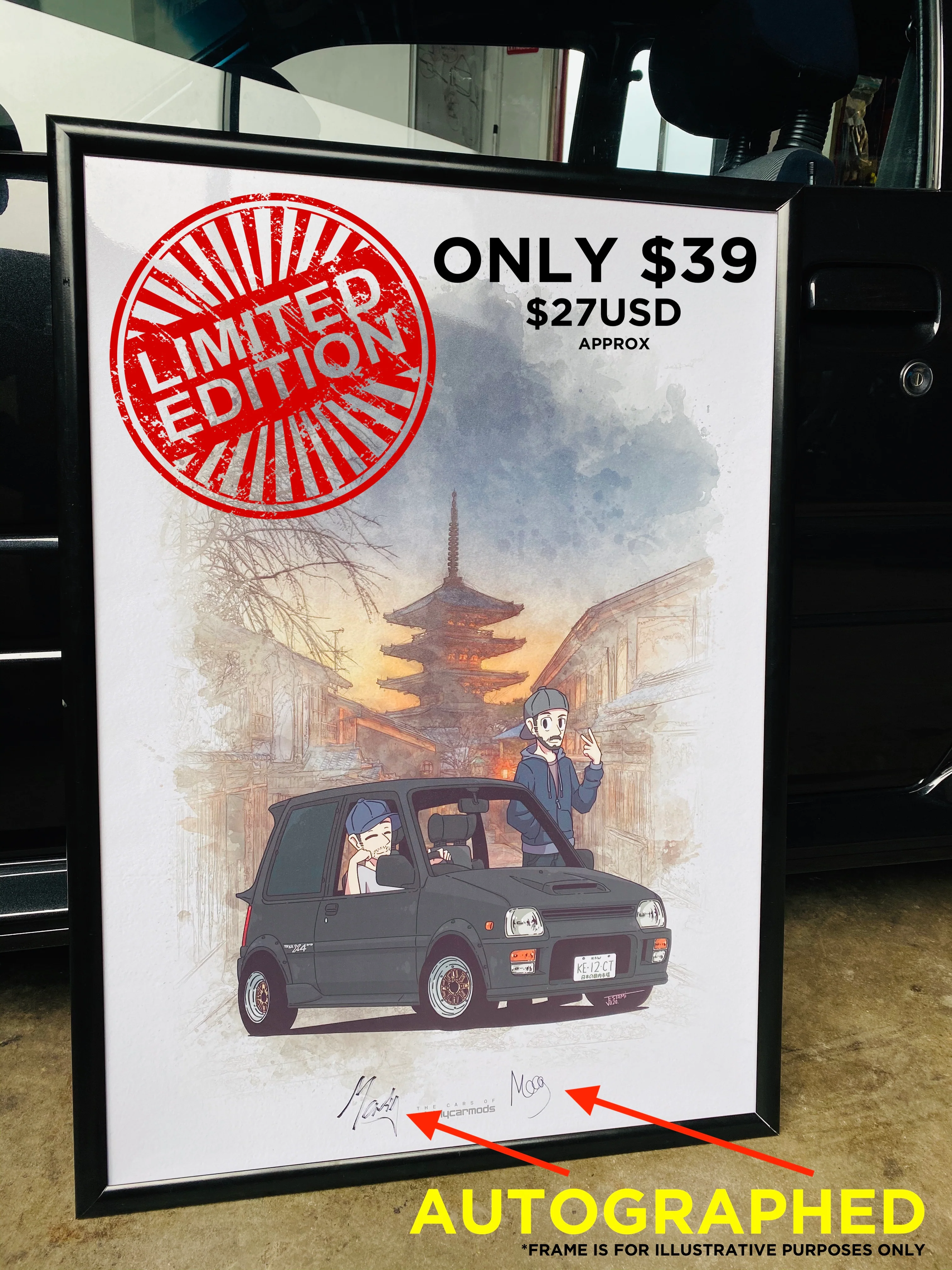 Limited Edition JDM MIRA Poster [AUTOGRAPHED]
