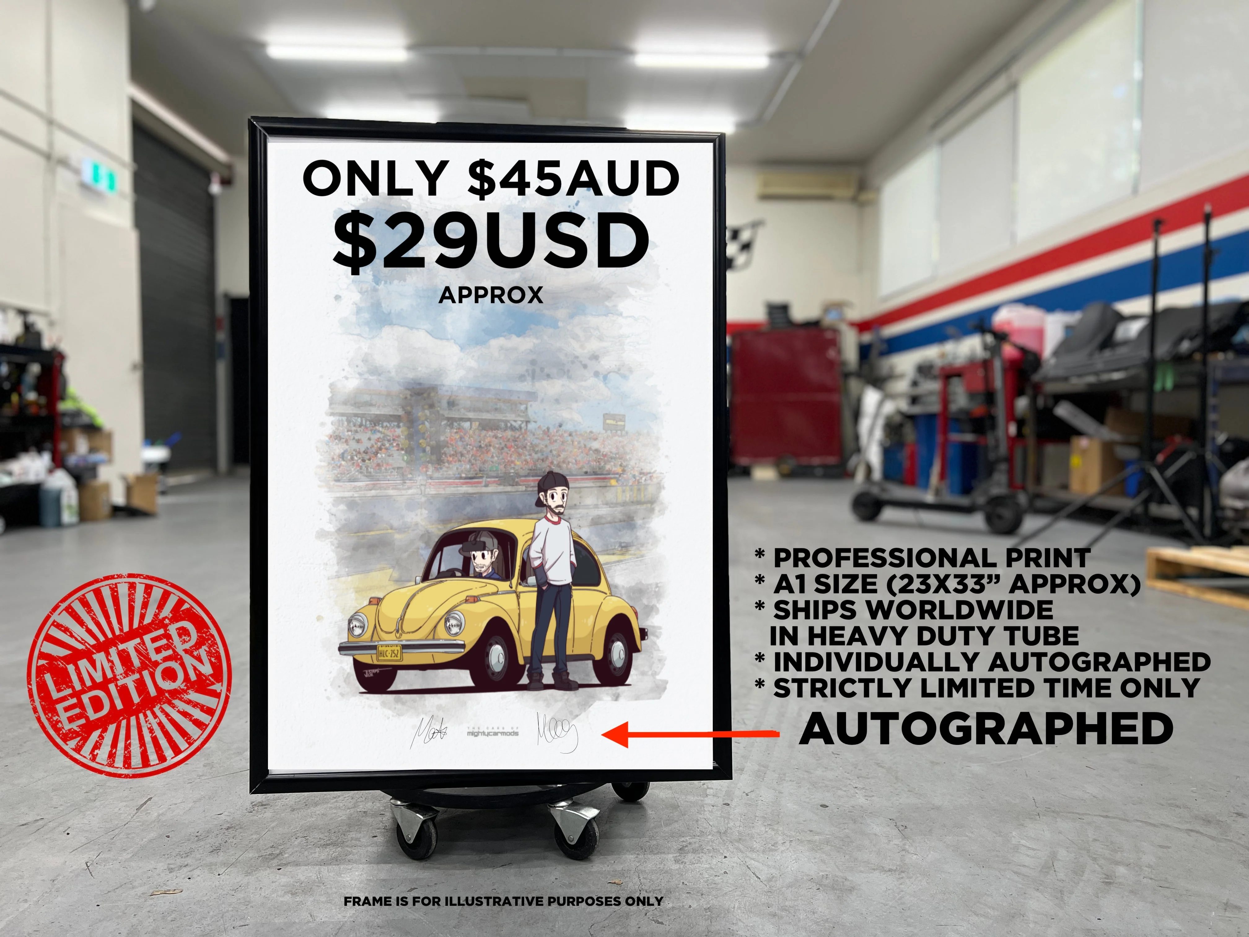 Limited Edition Miss Daisy Poster [AUTOGRAPHED]