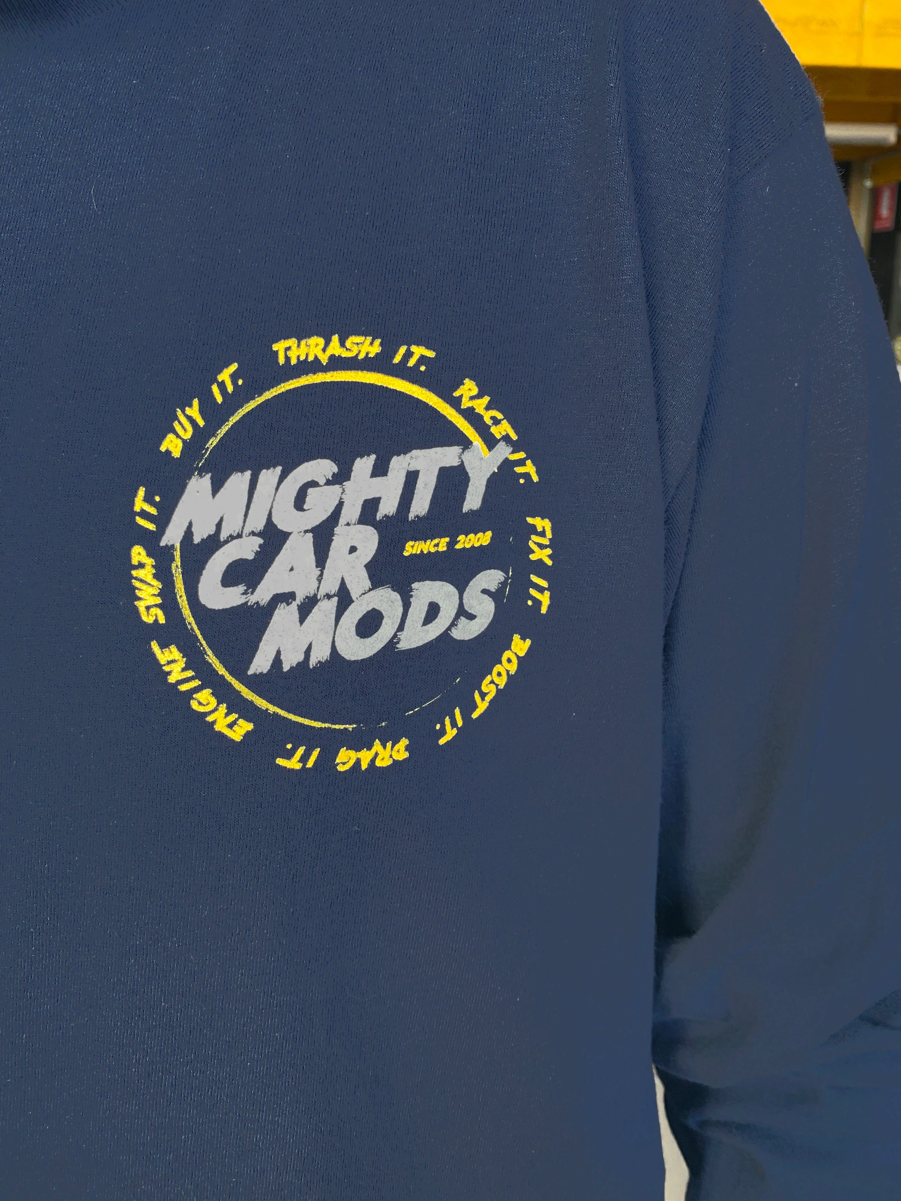 Buy It. Thrash it. Race it. Long Sleeve Workshop Shirt - Image 4