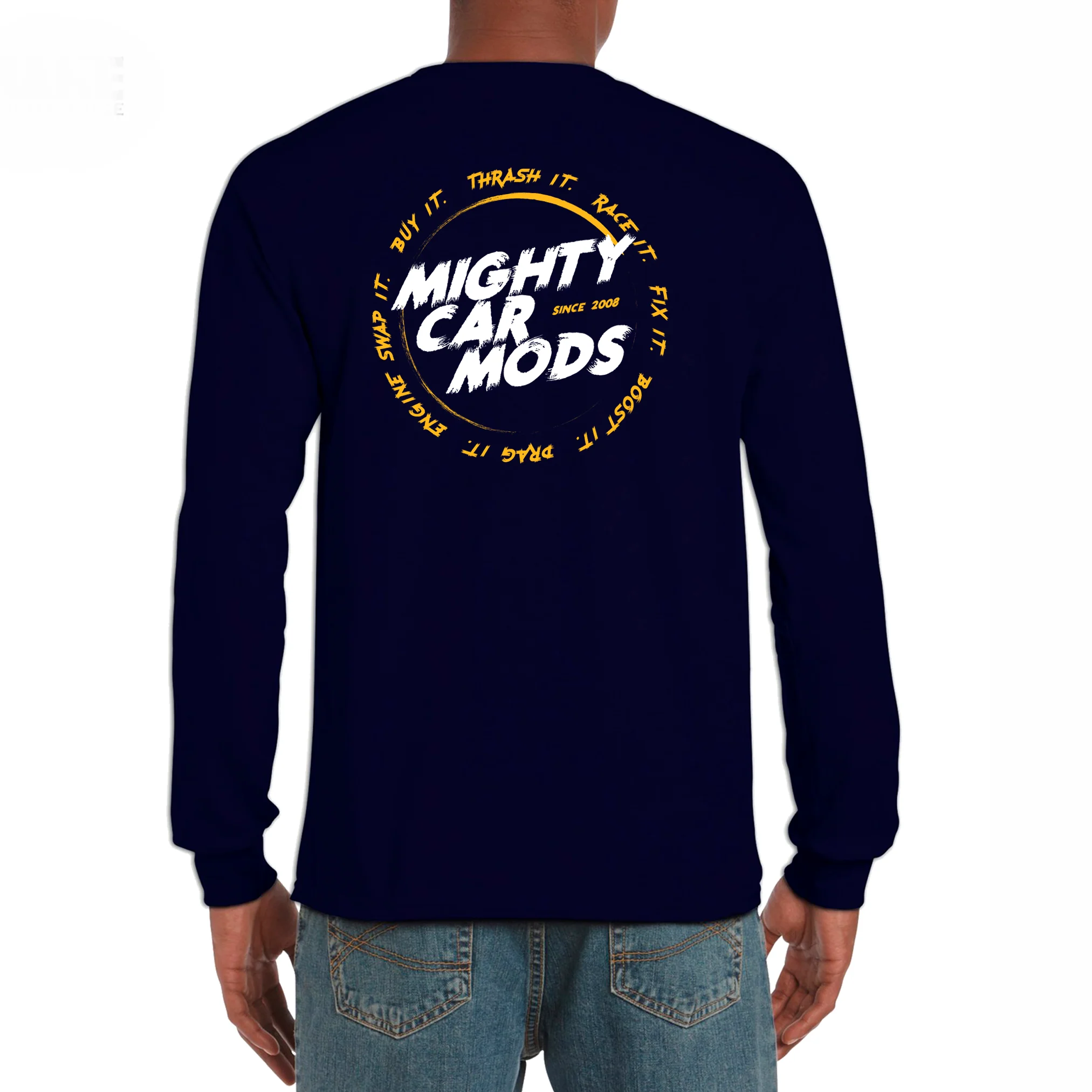 Buy It. Thrash it. Race it. Long Sleeve Workshop Shirt - Image 6