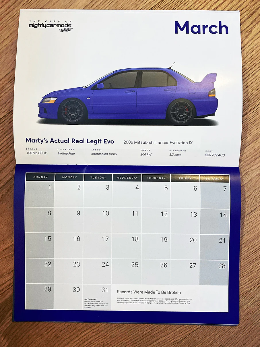 MCM 2020 Calendar - Image 4