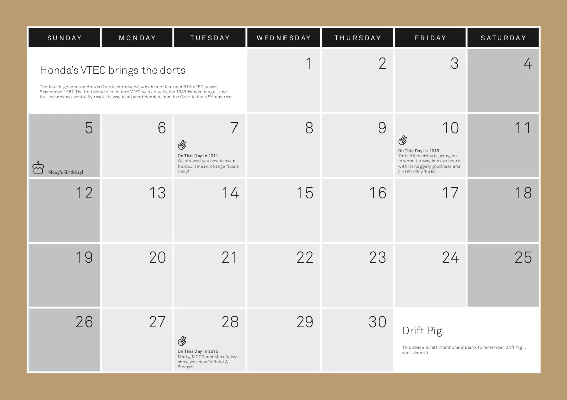 MCM 2021 Calendar - Image 7