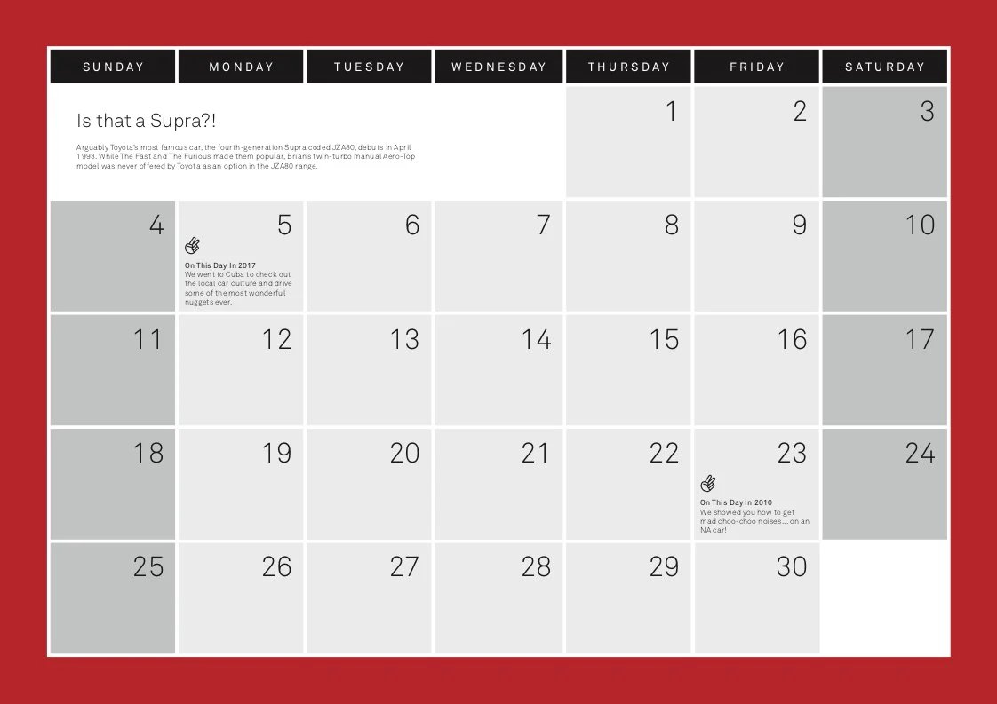 MCM 2021 Calendar - Image 8
