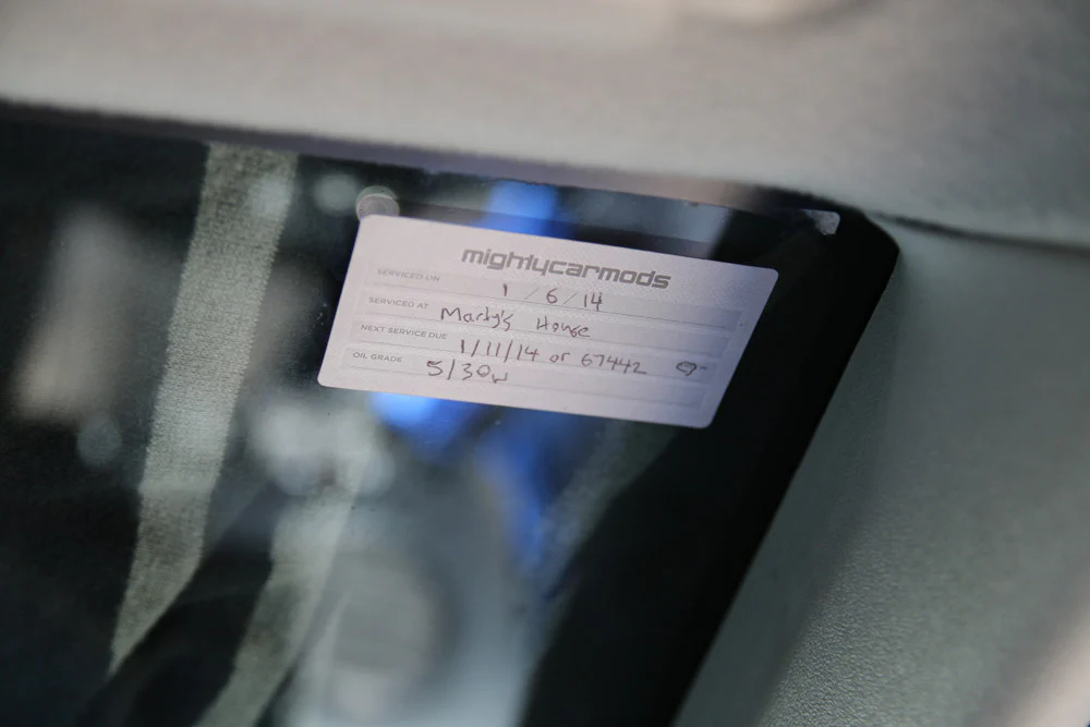 Mighty Car Mods Service Labels - Multipack - Image 3