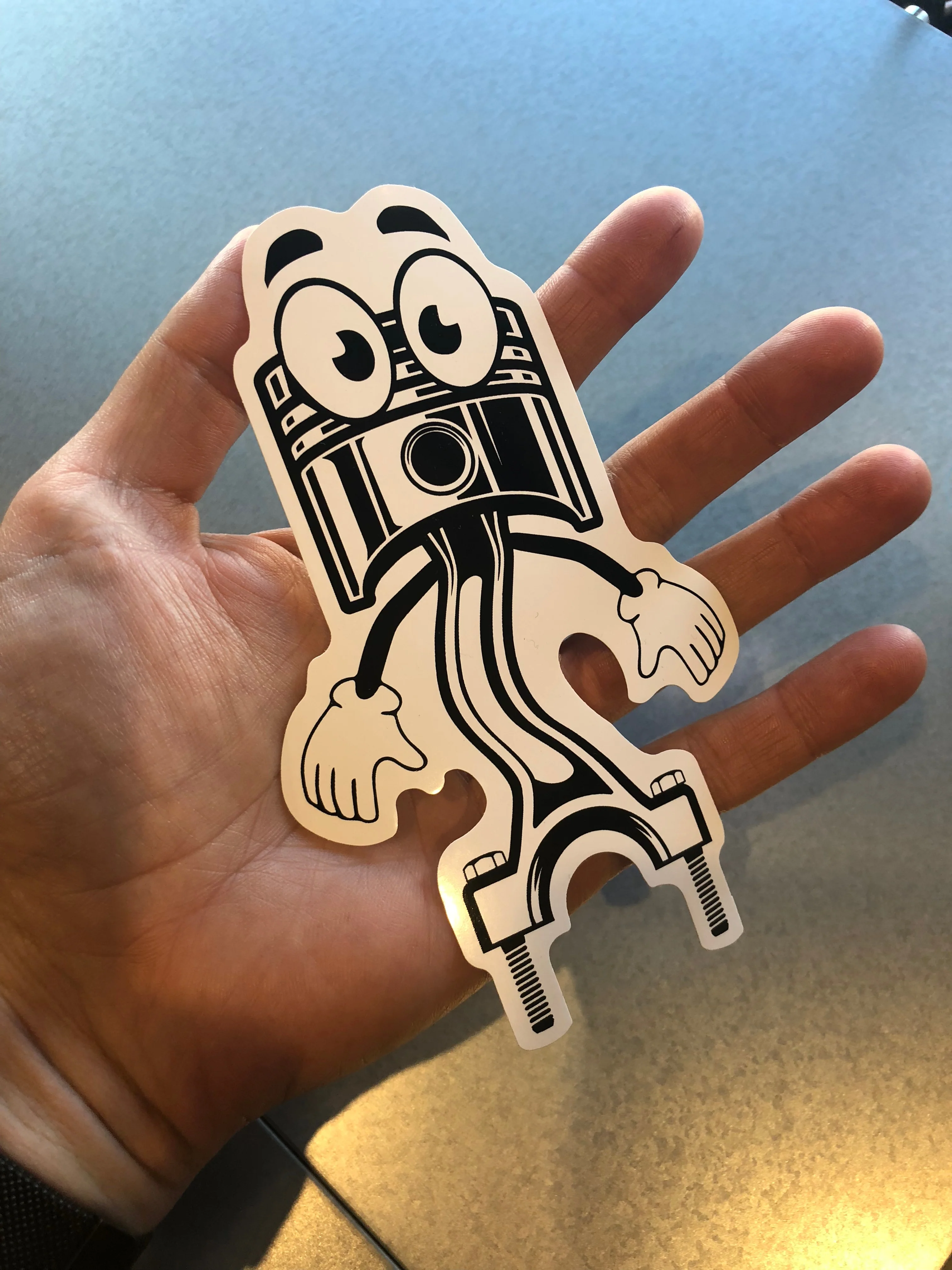 Rodney the Piston Sticker - Image 3