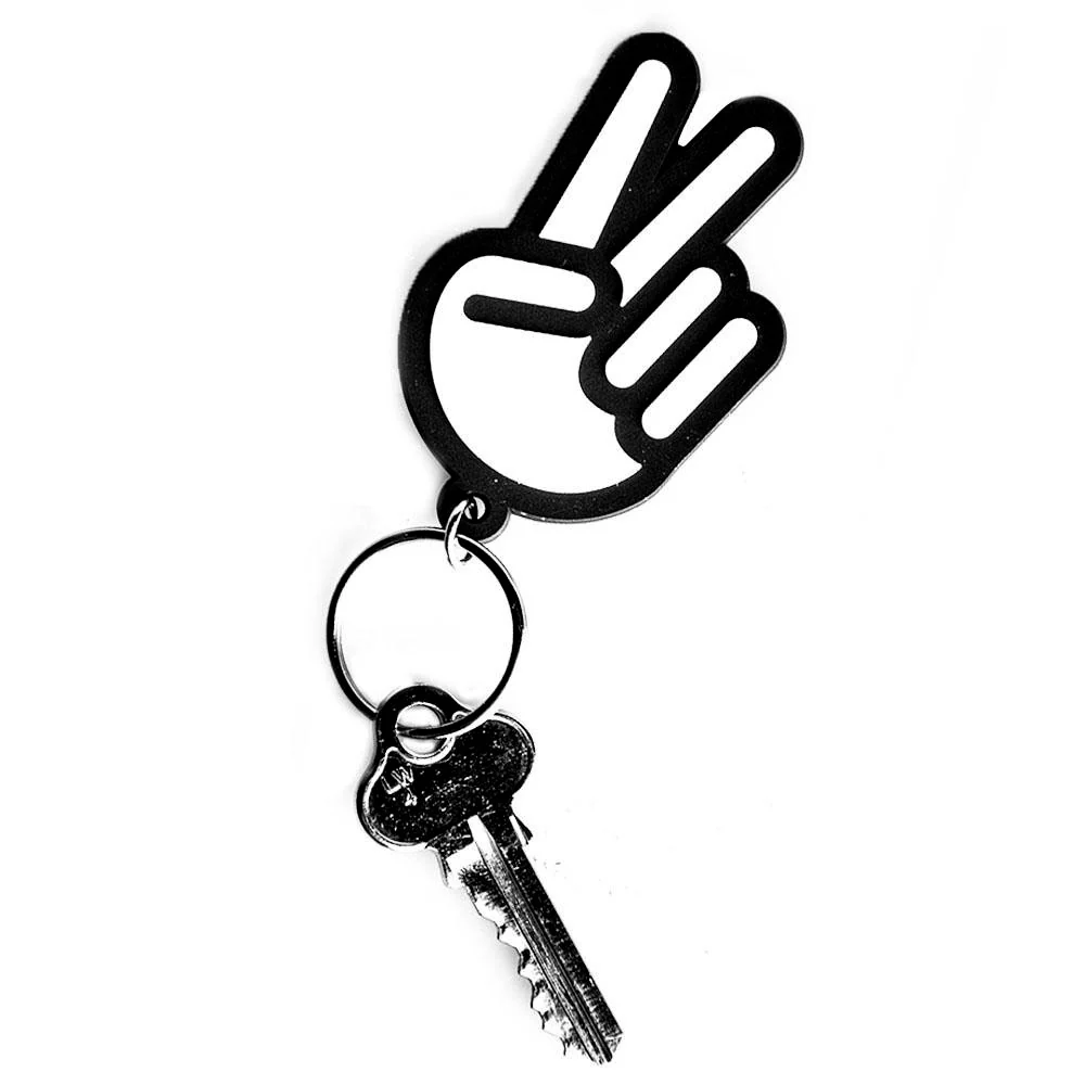 Rubber Chopped Keyring - Image 2