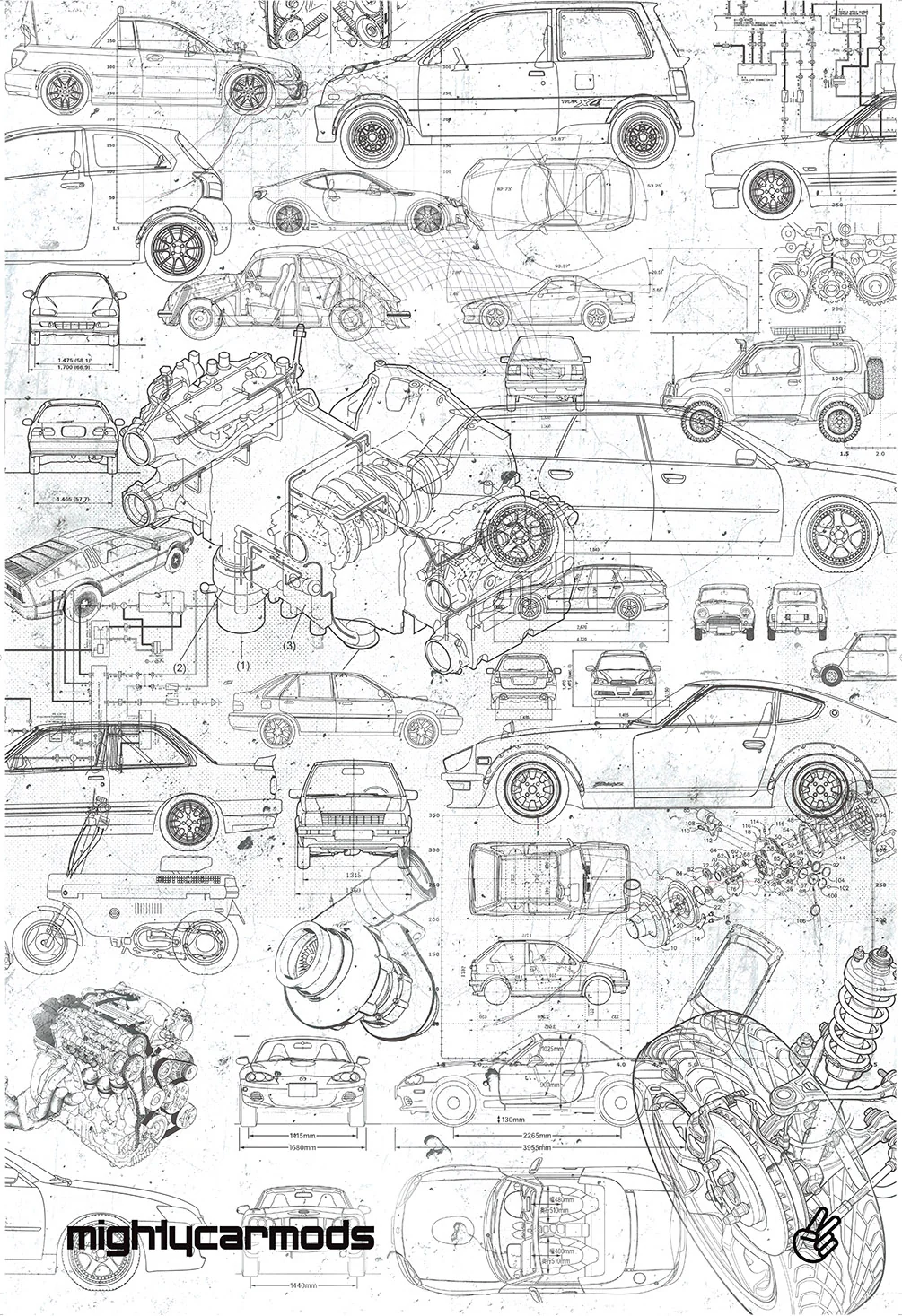 MCM Tea Towel / Dish Towel - Image 2