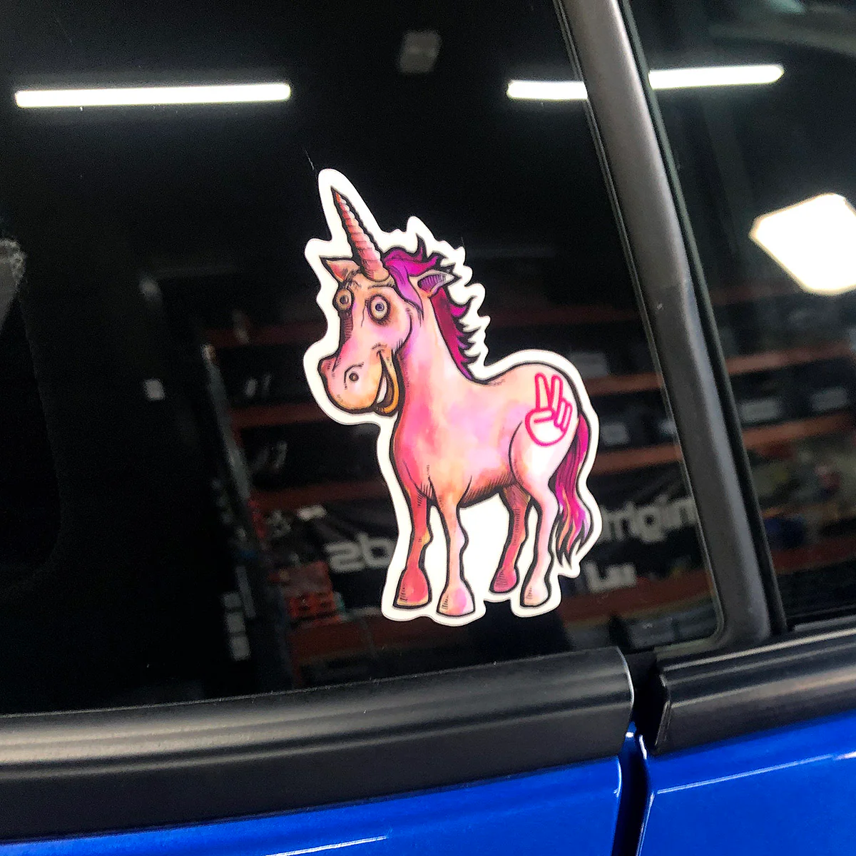Chopped Unicorn Sticker - Image 2